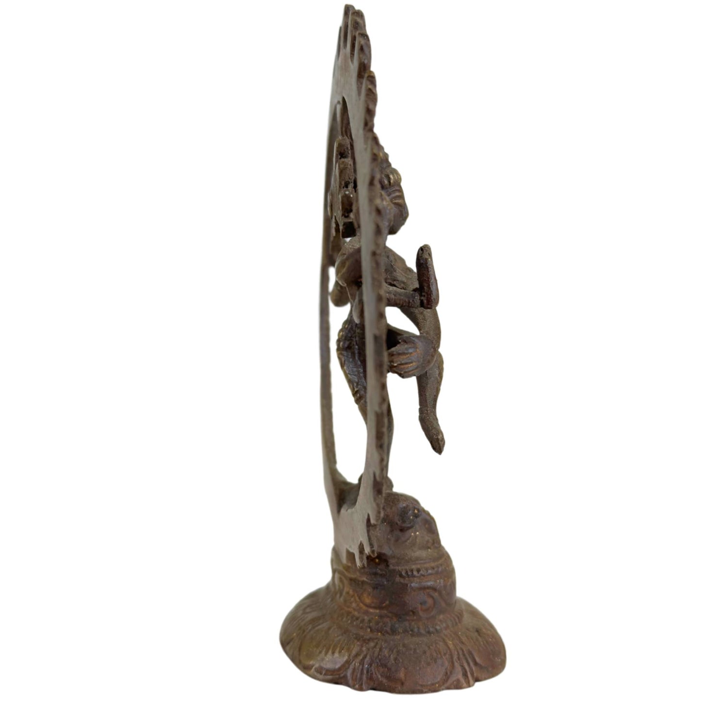3x Shiva Nataraja Statuen – Indien – Kosmischer Tanz aus Bronze.