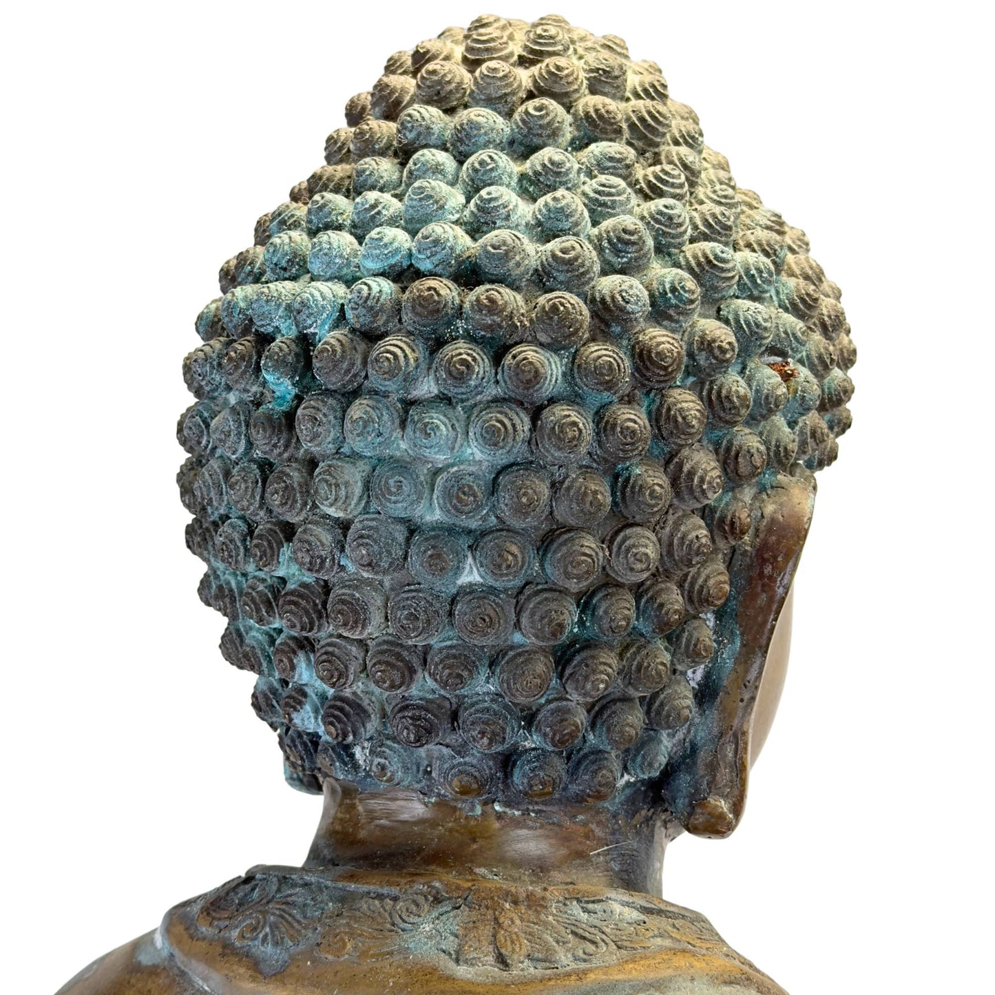 Medizinbuddha-Bronze-stehend-China-98cm-vintage-XL