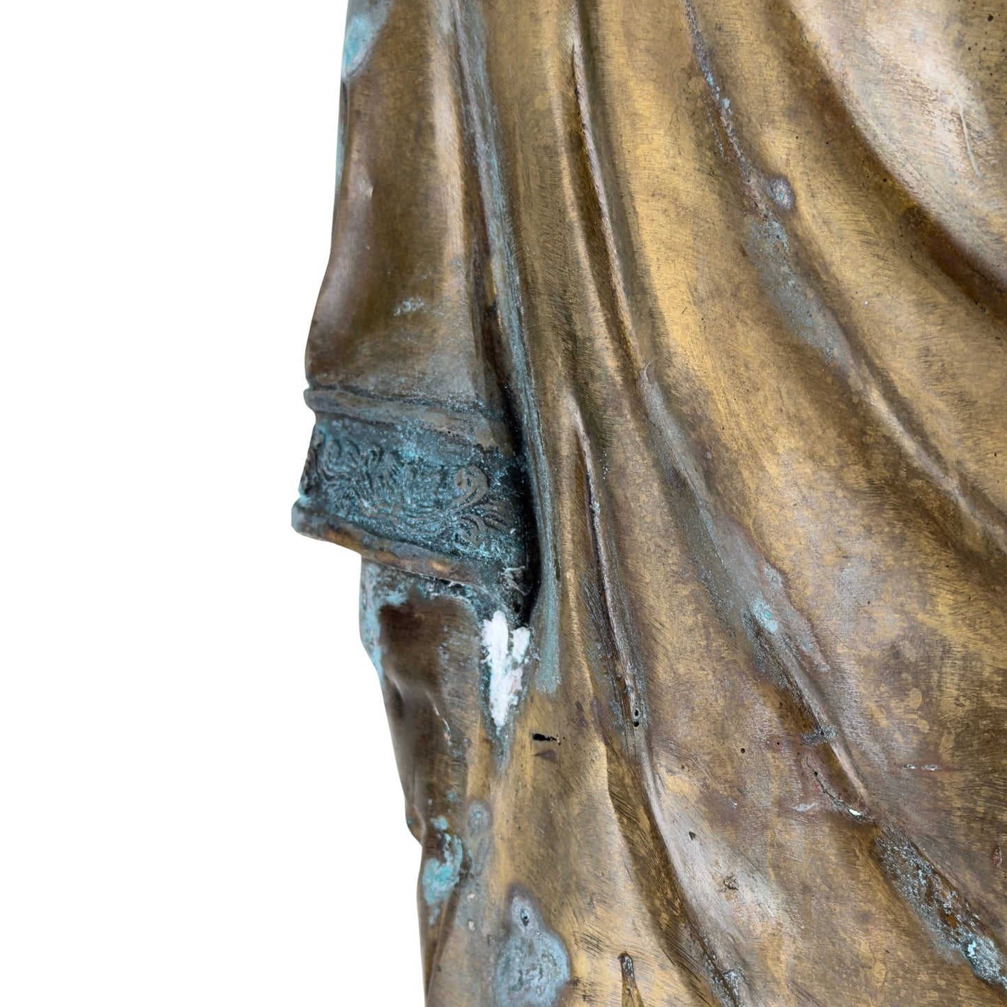 Medizinbuddha-Bronze-stehend-China-98cm-vintage-XL