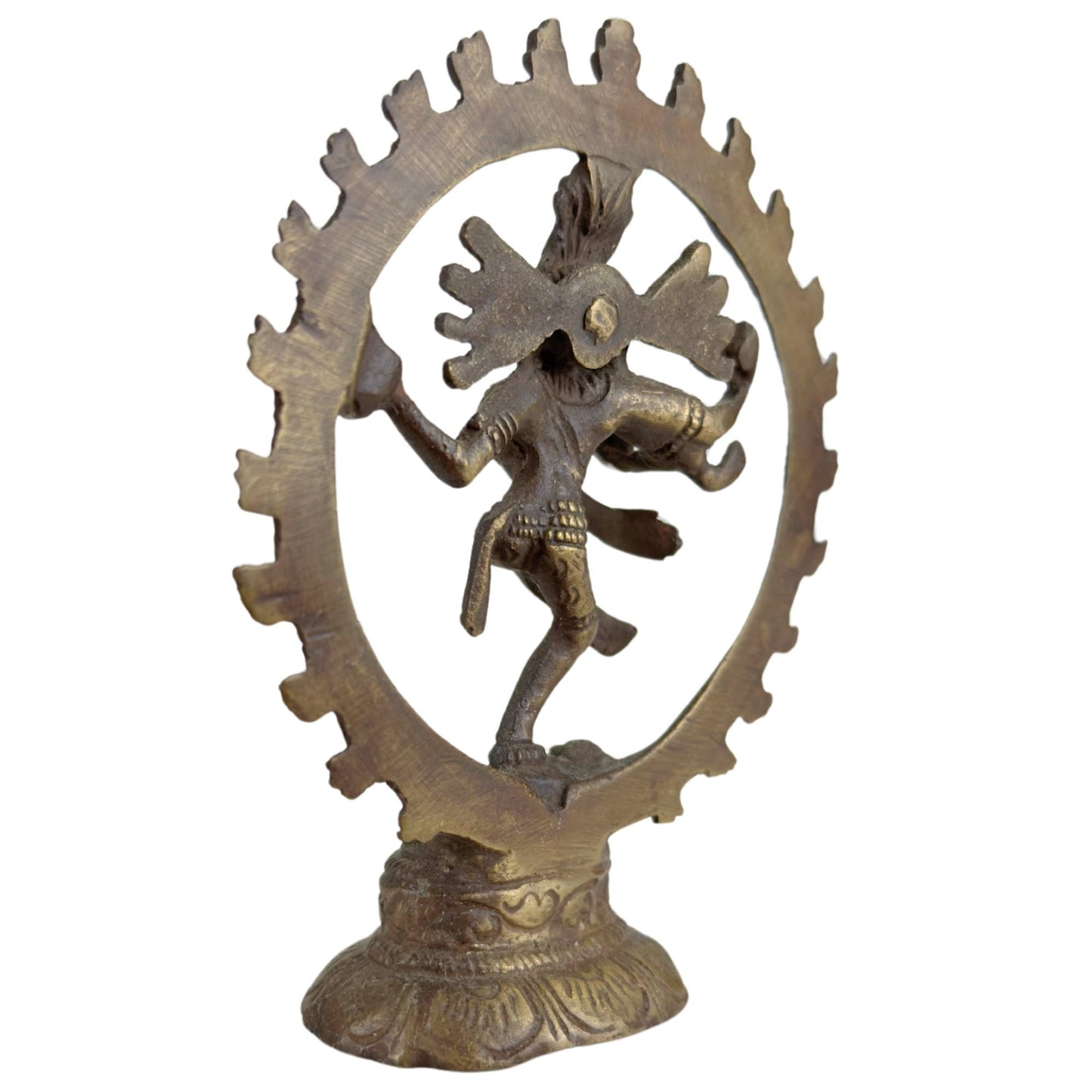 3x Shiva Nataraja Statuen – Indien – Kosmischer Tanz aus Bronze.
