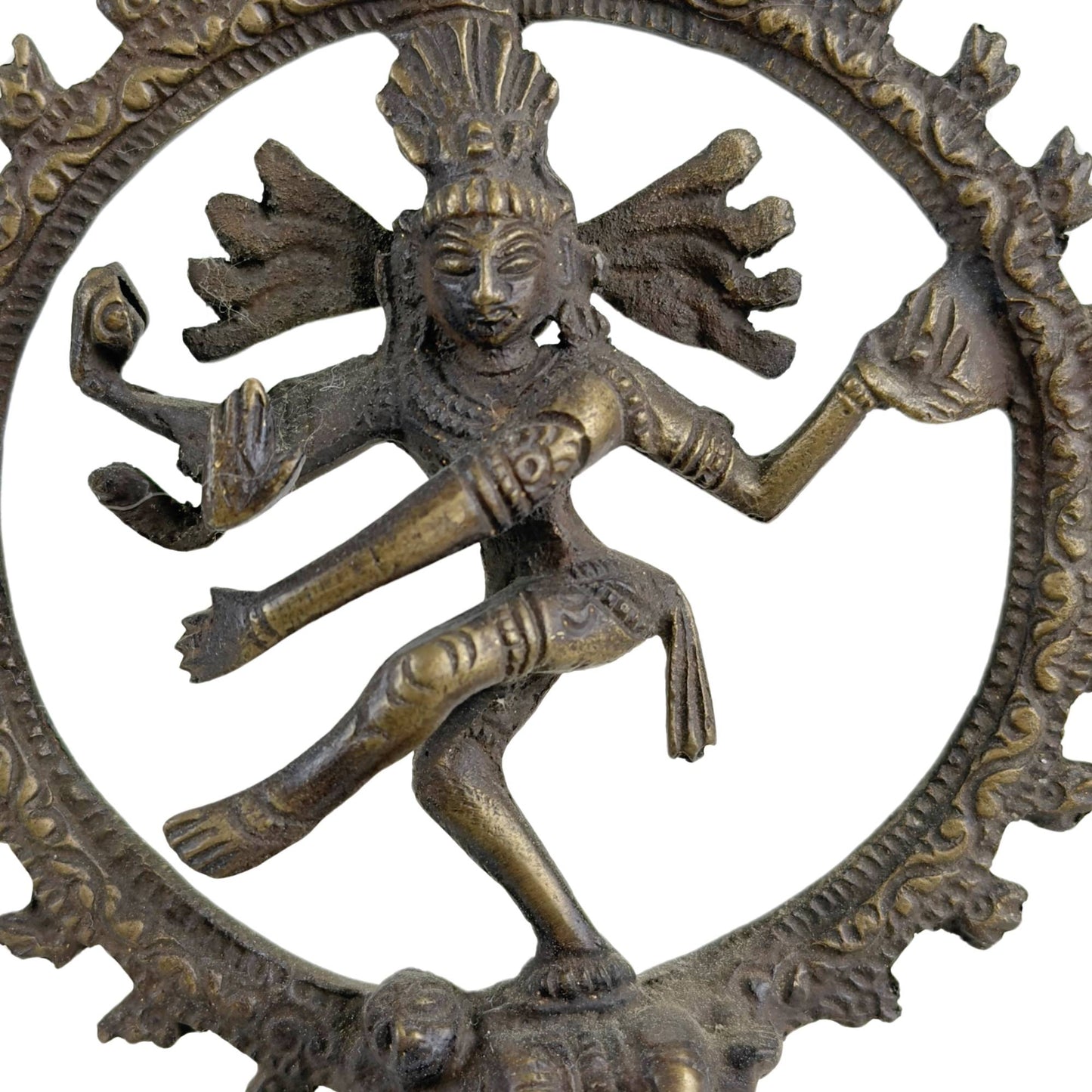 3x Shiva Nataraja Statuen – Indien – Kosmischer Tanz aus Bronze.