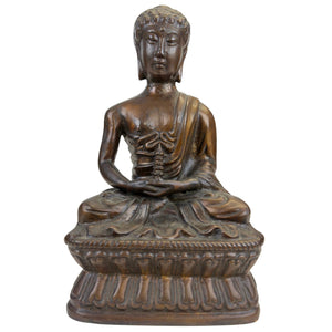 19. Jahrhundert, Himalaya / tibetisch-nepalesischer Stil, schwere Kupferlegierung / Bronze, mit internen Markierungen