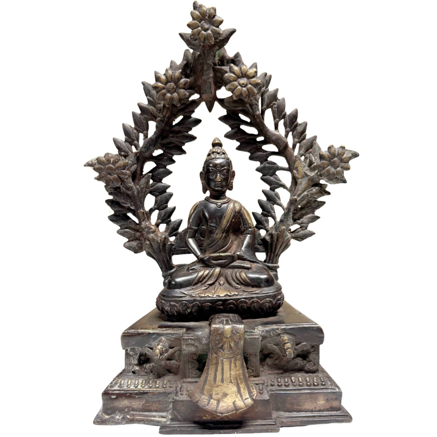 Museumswürdige antike Himalaya-Bronze (Königreich Mustang / Lo), 15.–17. Jahrhundert