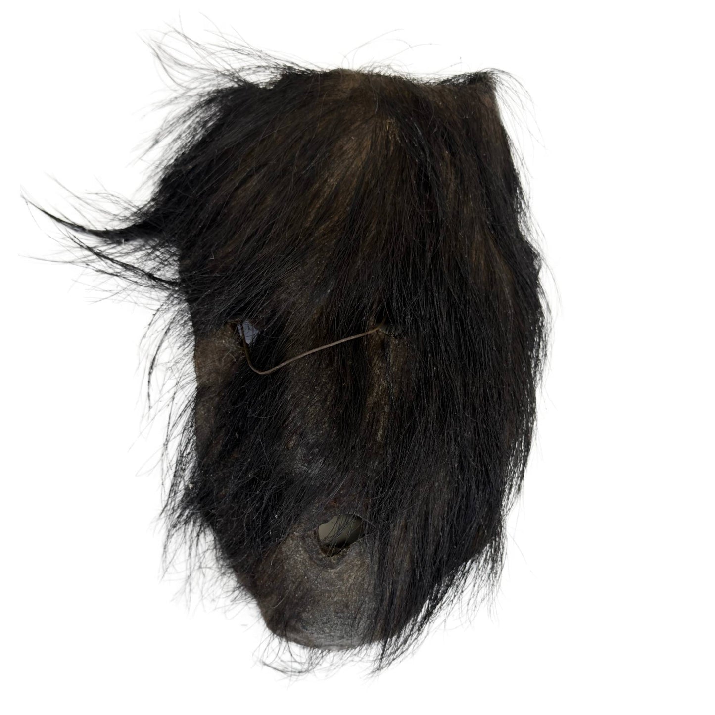 Antike nepalesische schamanistische Yak-Leder-Ritualmaske – Gurung / Magar Stamm