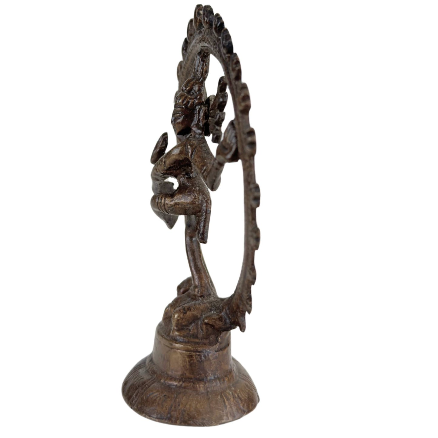 3x Shiva Nataraja Statuen – Indien – Kosmischer Tanz aus Bronze.