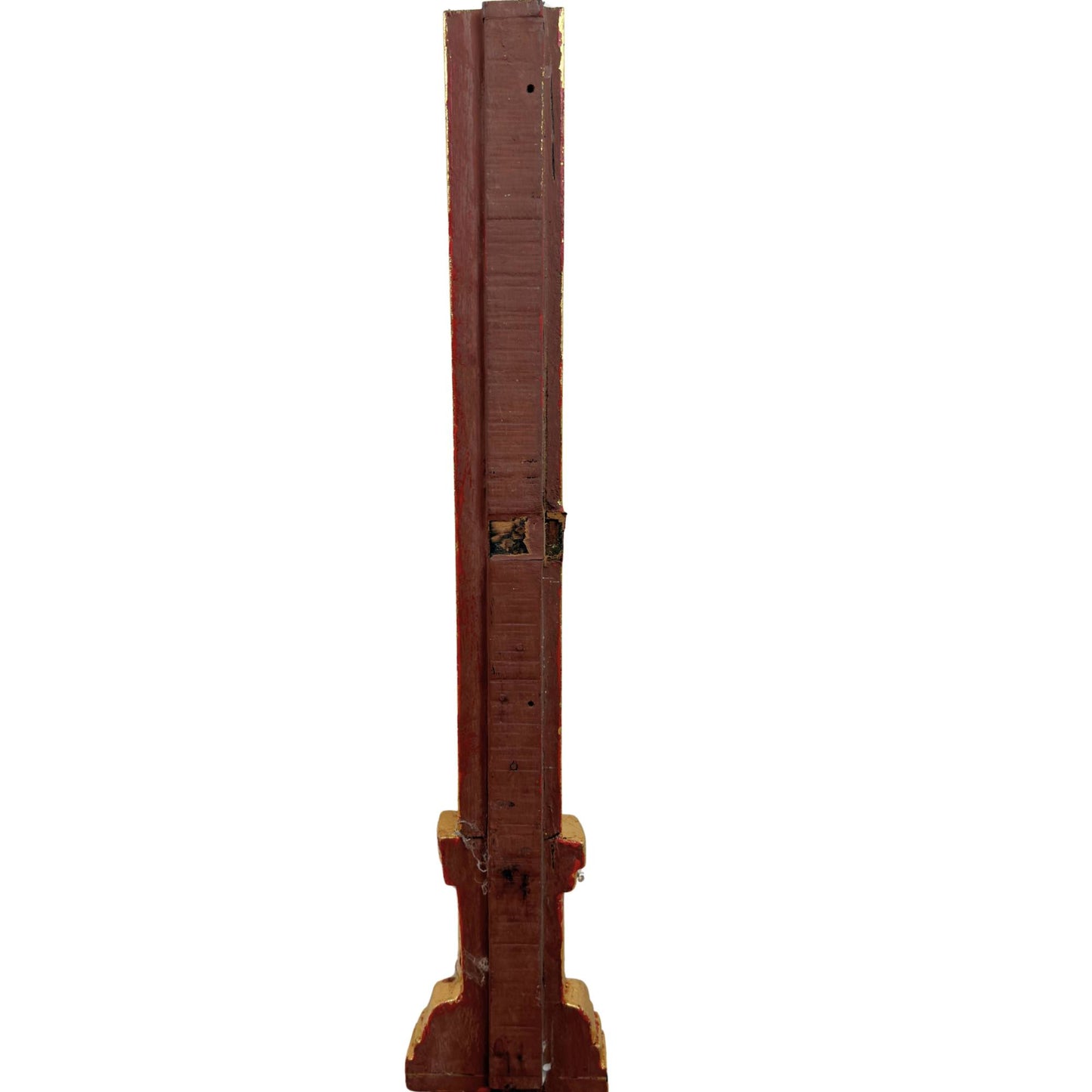 Monumentaler burmesischer Tempelgiebel-Ensemble (5-teilig, ca. 200 cm hoch) – Mandalay-Stil (ca. 1900)