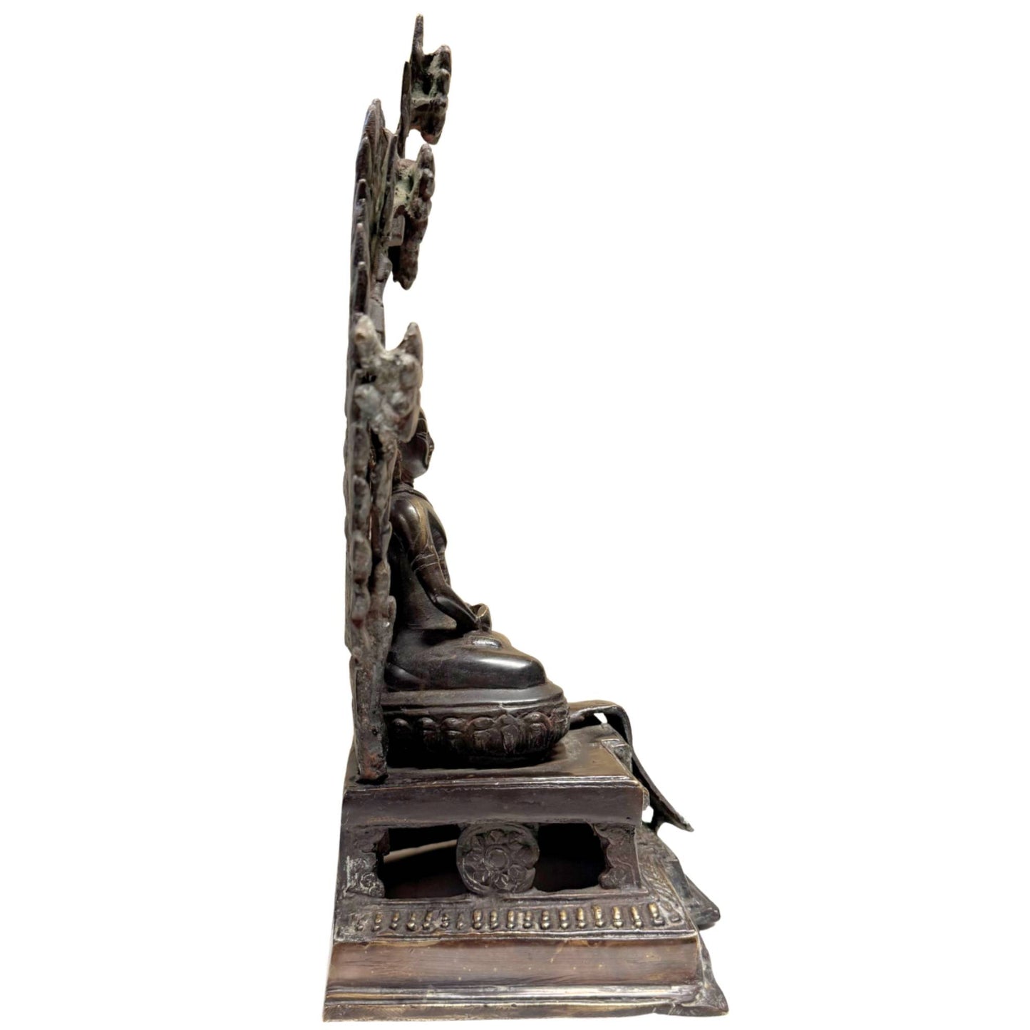 Museumswürdige antike Himalaya-Bronze (Königreich Mustang / Lo), 15.–17. Jahrhundert