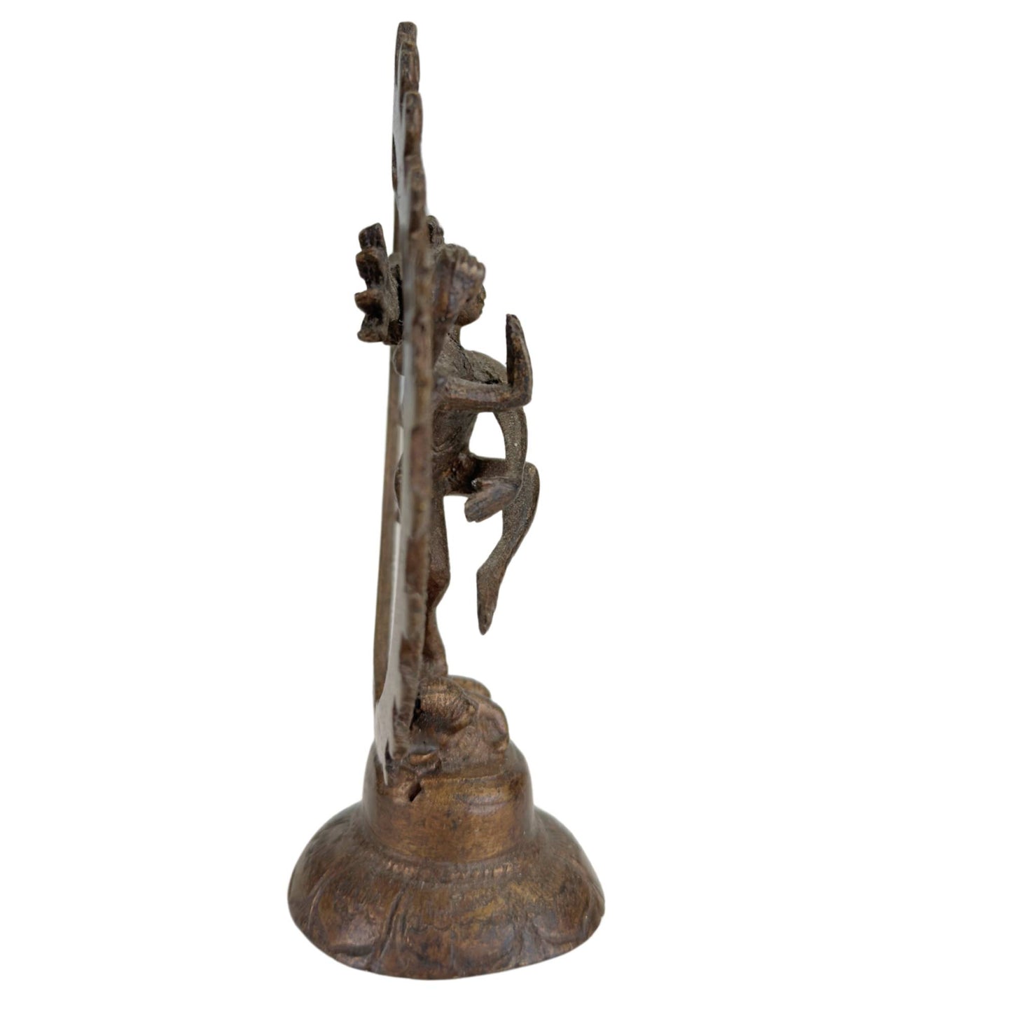 3x Shiva Nataraja Statuen – Indien – Kosmischer Tanz aus Bronze.