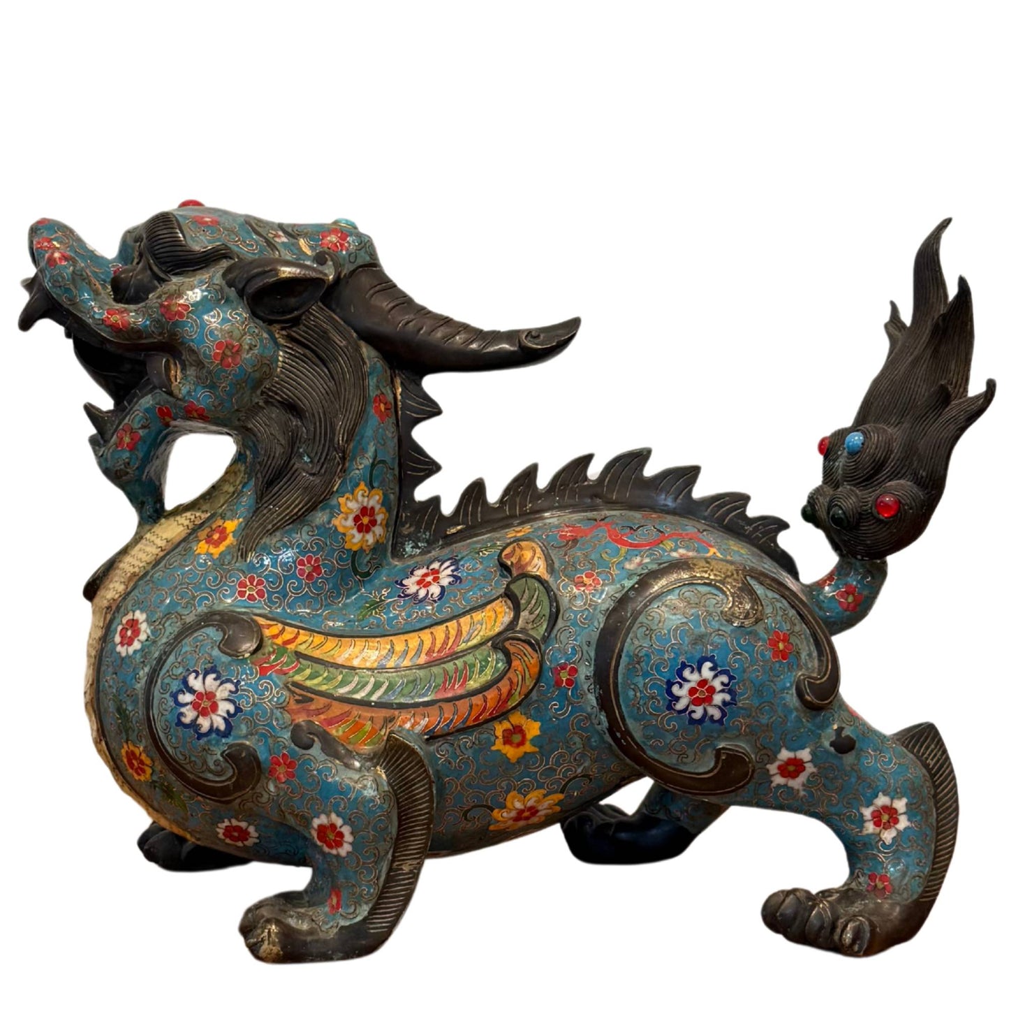 Paar monumentale antike Pixiu – Foo Dogs