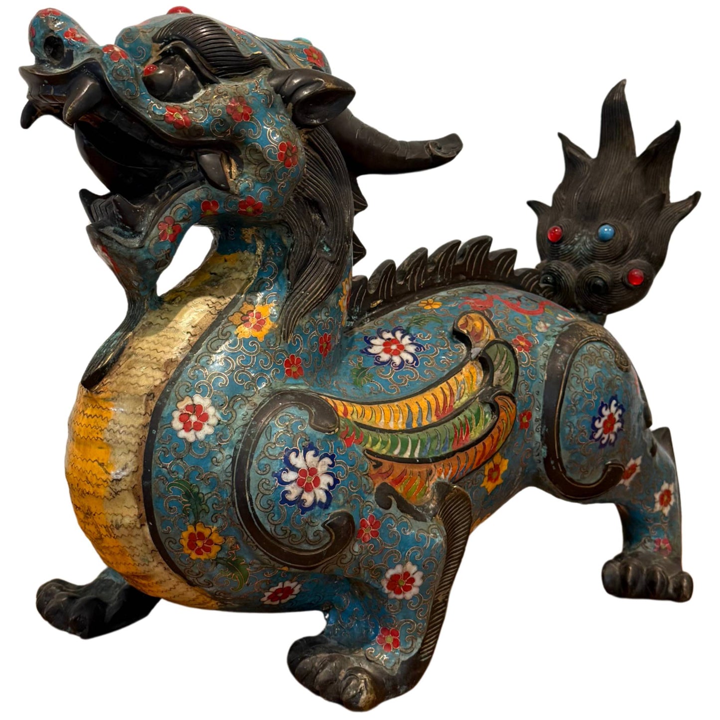 Paar monumentale antike Pixiu – Foo Dogs