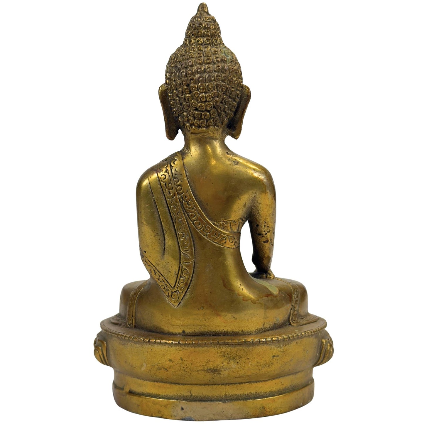 Vergoldete Bronze Buddha Statue – Bhumisparsha Mudra – Symbol für Erdung, Kraft und Erleuchtung (Kopie)