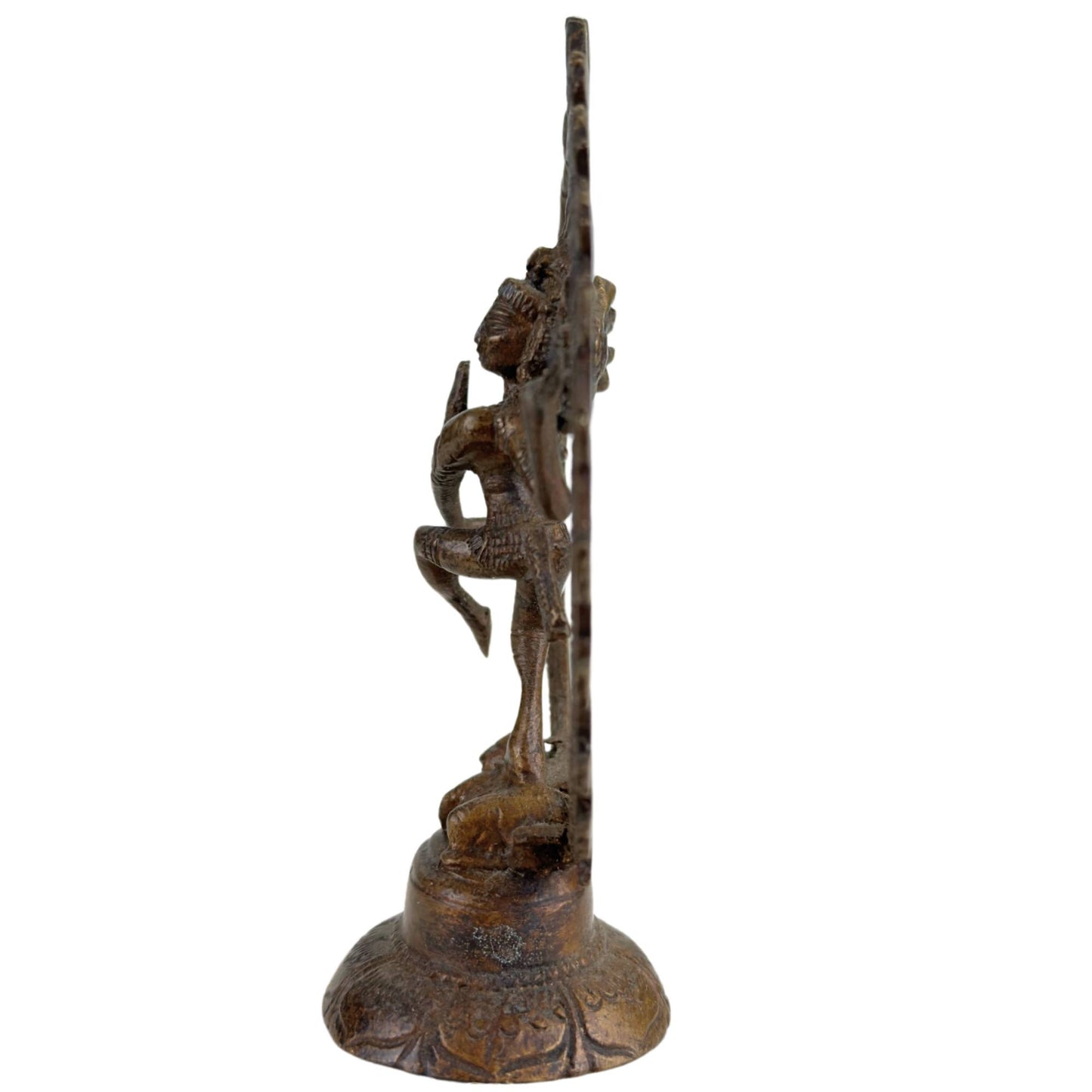 3x Shiva Nataraja Statuen – Indien – Kosmischer Tanz aus Bronze.