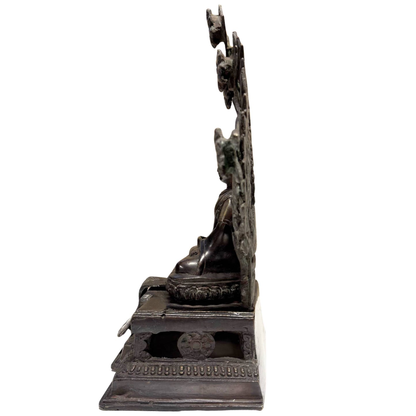 Museumswürdige antike Himalaya-Bronze (Königreich Mustang / Lo), 15.–17. Jahrhundert