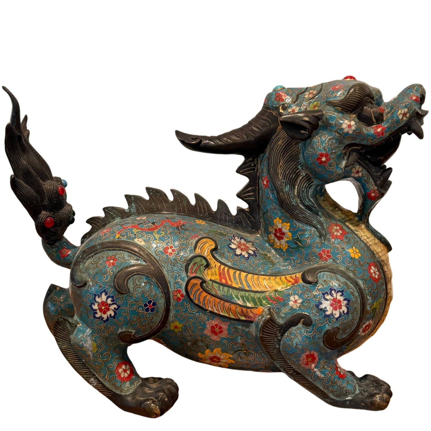 Paar monumentale antike Pixiu – Foo Dogs