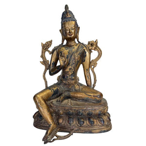 Wunderschöner Avalokiteshvara – sinotibetischer Stil – 2. Hälfte 20. Jahrhundert