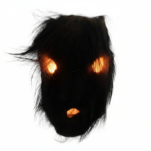 Antike nepalesische schamanistische Yak-Leder-Ritualmaske – Gurung / Magar Stamm