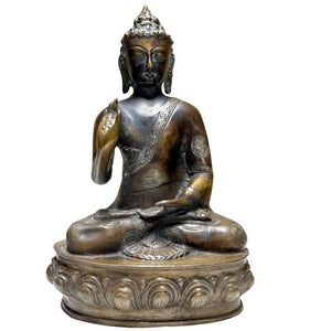 Antiker Bronze-Buddha in Vitarka Mudra – Himalaya Newar – Lot 429