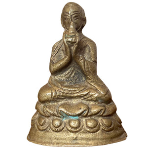 Der Flötenspielende Meister – Musealer Bronze-Mahasiddha – Mongolei