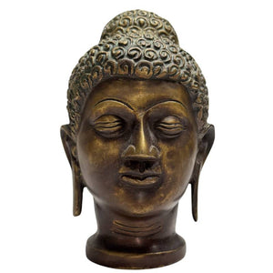 Indien Buddha Kopf aus Bronze –  Lot 468