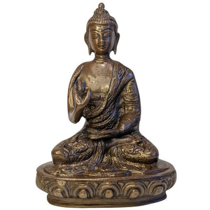 Buddha in Vitarka Mudra – alte Bronzestatue – Los 121