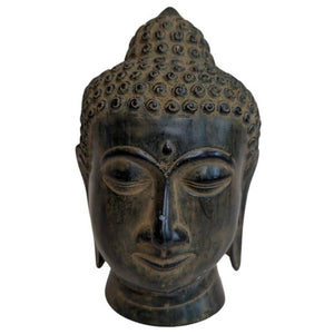 Chinesischer Buddha-Kopf aus Bronze – Los 095