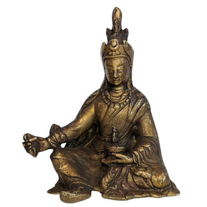 Guru Rinpoche – antike Bronzestatue – Los 115