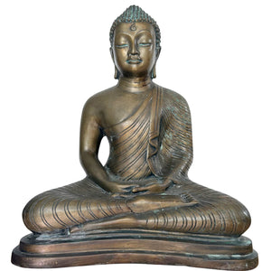 Innere Stille & Fokus – Antiker Thai-Laotischer Buddha (19. Jahrhundert)