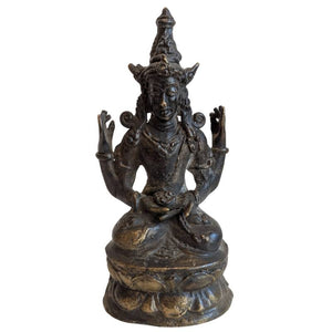 Khmer Avalokiteshvara Reisestatue – Bodhisattva für die Reise (Los 147)