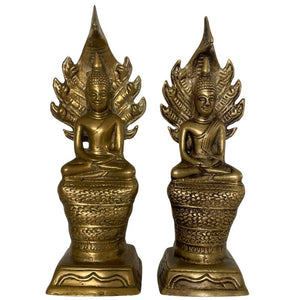 Naga-Buddha aus Messing – Südostasien (Los 181)