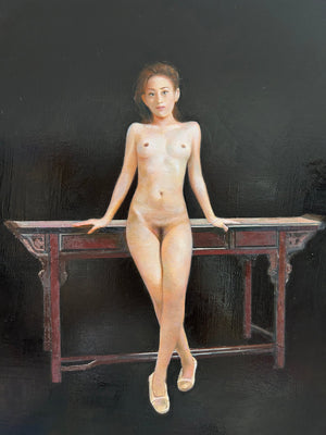 Original Ölgemälde „Emancipation 197“ – Zhang Yue (1978) – Klassischer Realismus – 2026