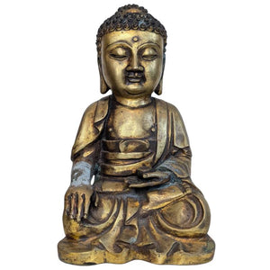 Alte chinesische Bronzestatue des Shakyamuni-Buddha, Los 111