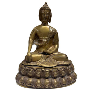 Sino-tibetischer Bronzebuddha – China mit tibetischem Einfluss, 18.–19. Jahrhundert