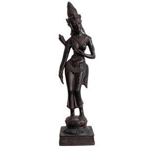 Tara – Bronzestatue im Stil der Khmer-Renaissance, 20. Jahrhundert – Los 128