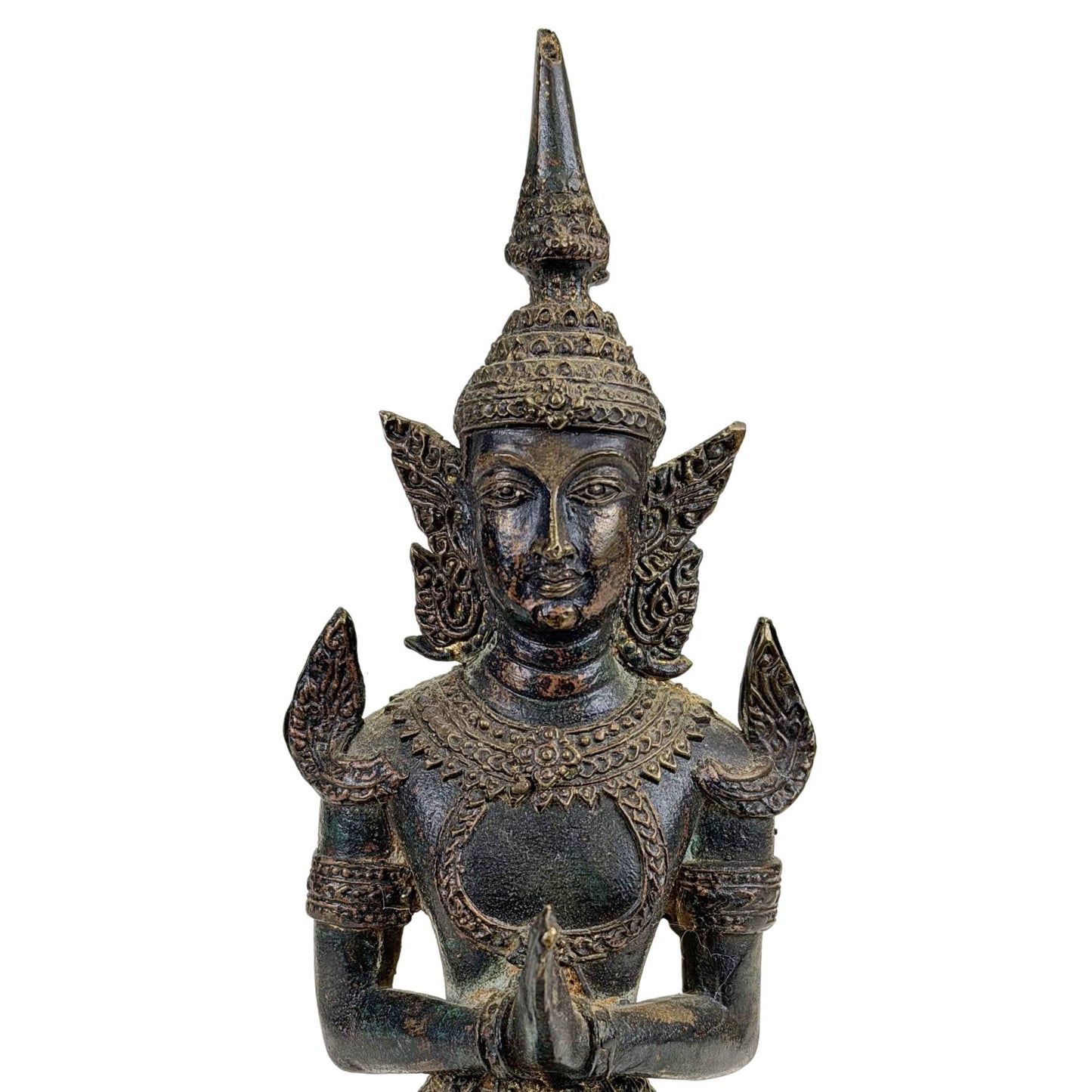 het gezicht van een thaise tempelwachter